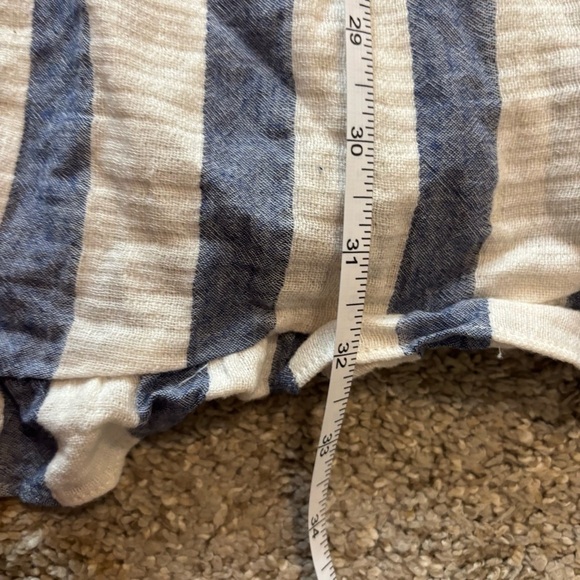 Altar’d State Stripe Embroidered Floral Shift Dress Blue White MultiColor Size M - Picture 9 of 9